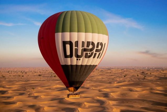 hot air balloon ride